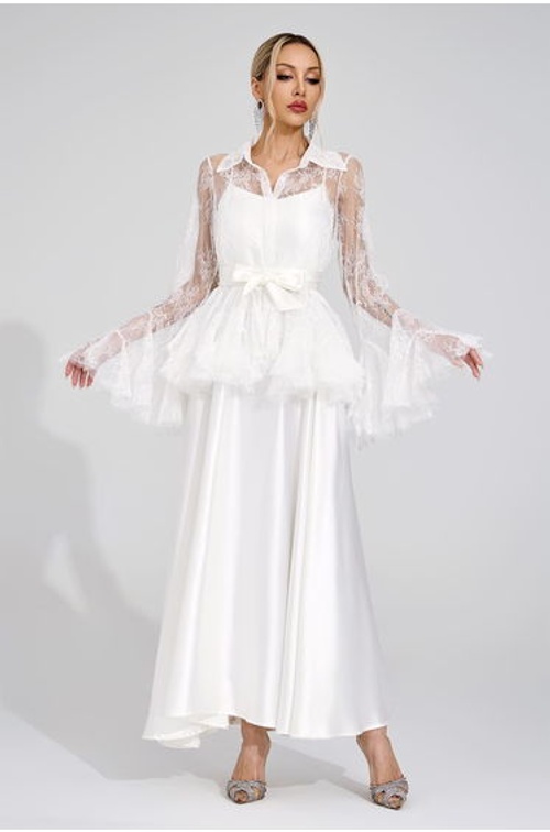 Agneta White Lace Set product thumbnail 3