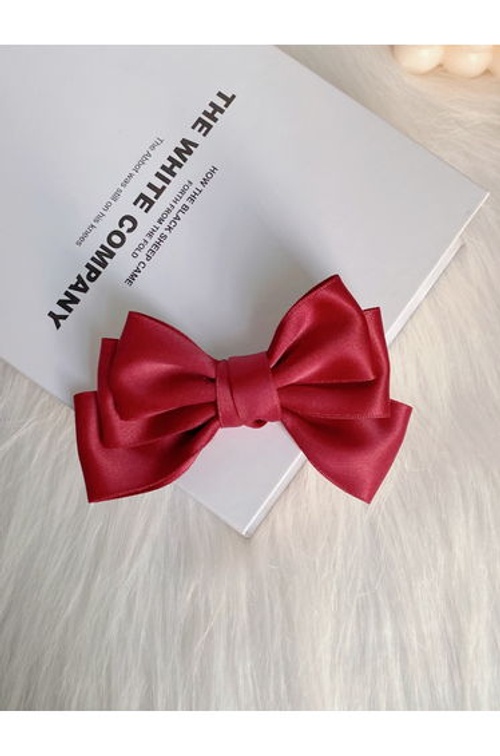 Red Bow Hair Clip product thumbnail 3