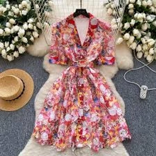 فستان صيفي مزهر product thumbnail 2