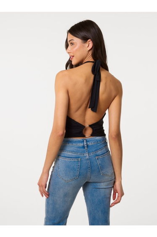 Ring Back Slinky Halter Top product thumbnail 4