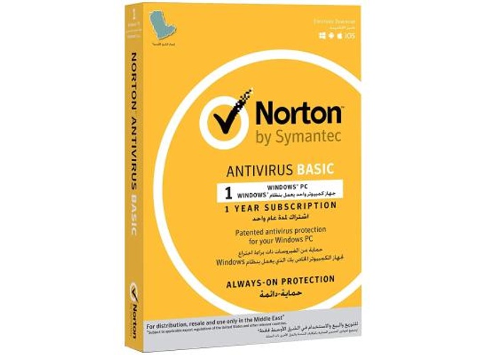 Norton by Symantec Antivirus Basic for Windows PC & Laptops 1 Device - 12 Months (Activation Key Card) product thumbnail 2