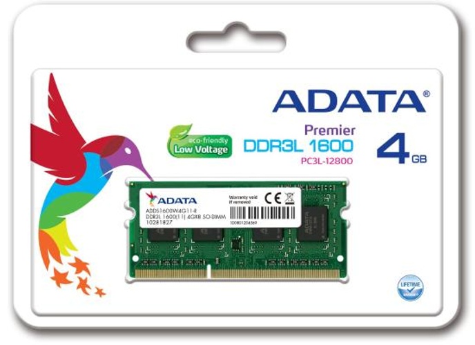 ADATA Premier 4GB 1600Mhz DDR3L RAM Memory Module for Laptops product thumbnail 2