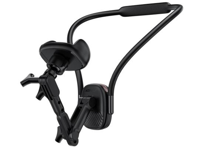 ACEFAST E33 Neck Mount Phone Holder Clamp Type Wearable Phone Clip Bracket for POV Vlog Video - Black product thumbnail 2