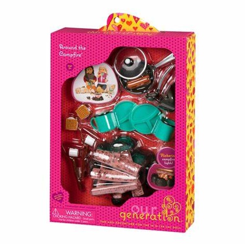 Our Generation Dolls Around the Campfire Playset for 18" Dolls