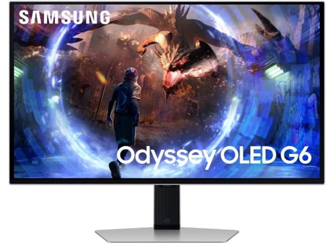SAMSUNG Odyssey G6 (G60SF) 27" OLED 2K QHD 500hz 0.03ms HDR10+ G-Sync Compatible Anti-Glare Sleek Metal HDMI 2.1 w/ Adjustable Stand product thumbnail 2