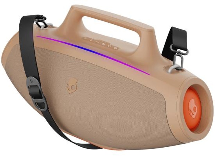Skullcandy Barrel Bluetooth Boombox Speaker – Water-Resistant Wireless Portable Speaker, with LED Lightshow Mode, 12 Hour Battery, Multi-Link, & USB-C & USB-A Output Charging - Primer product thumbnail 2