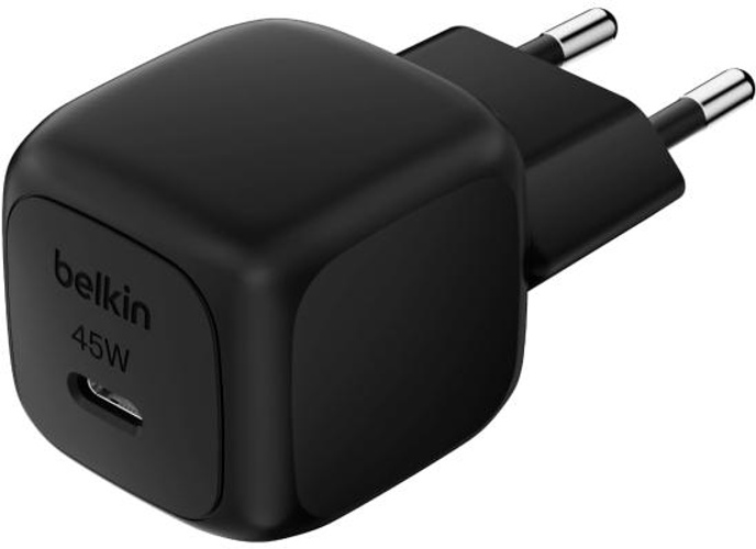 Belkin BoostCharge Compact 45W USB-C PD Fast Charging AC Charger for All iPhone 16 and iPhone 15 Models Samsung Galaxy S25, iPad, AirPods, and More - Black product thumbnail 2