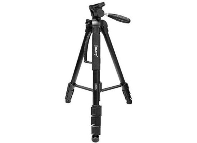 Jmary KP-2234 Professional Tripod 140M Portable Lightweight Aluminum Tripods For DSLR GoPro Camera Mobile Phone - Black product thumbnail 2