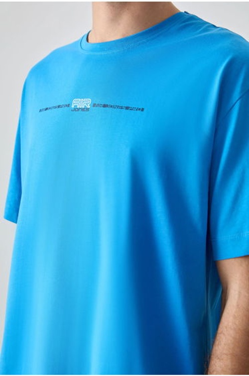 TOMMY Oversized Cotton Crew Neck Printed T-Shirt product thumbnail 3