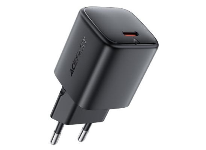 ACEFAST A119 USB-C Mini GaN Wall Charger 45W PD Fast Charging Travel Adapter - EU Plug - Black product thumbnail 2