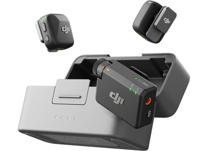 DJI Mic Mini (2 TX + 1 RX + Charging Case), Ultralight, Detail-Rich Audio, 48h Use, Noise Cancelling, Automatic Limiting, Wireless Microphone for Camera/iPhone/Android, Vlog, Streaming product thumbnail 2