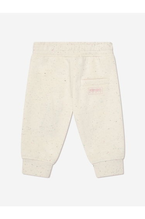 Baby Girls Logo Joggers in Beige product thumbnail 2