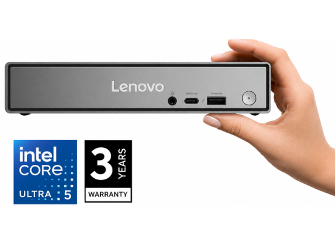 Lenovo ThinkCentre Neo 50q Gen 6 Tiny AI PC – Intel Core Ultra 5 226V, 16GB LPDDR5X, 512GB SSD, Wi-Fi 6, DOS, 3-Year Warranty product thumbnail 2