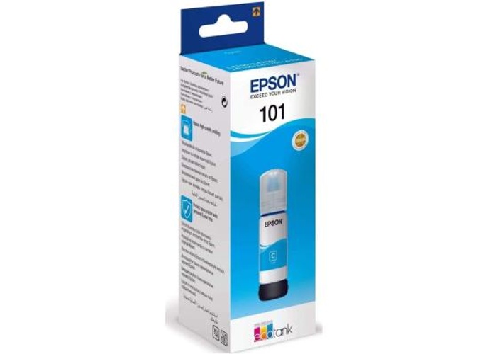 Genuine Epson 101 EcoTank Ink Bottle 70 ml - Cyan product thumbnail 2