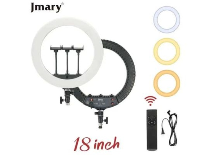Jmary FM-18R Ring Light 18Inch With Remote, without Tripod powerful and versatile ring light designed to elevate your lighting product thumbnail 2