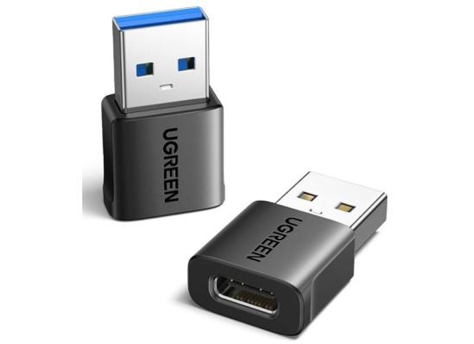 UGREEN USB to USB C Adapter, USB C Female to USB Male Adapter 10Gbps Type C Converter for iPhone 17 16 15 14 13 Plus Pro Max,iPad Air Mini 6 7, Samsung Galaxy S23 S24, iPad Air, Black product thumbnail 2