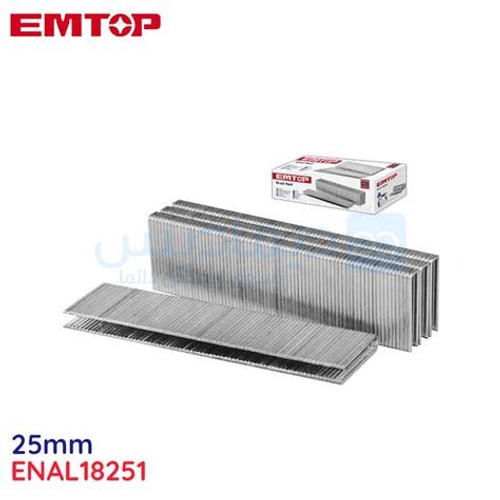 25mm 18-Gauge Crown Staples-2500