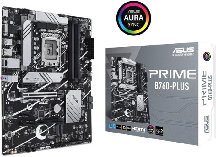 ASUS PRIME B760-PLUS DDR5 Intel 14/13th Gen Motherboard PCIe 5.0 3xM.2 PCIe 4.0 USB Type-C product thumbnail 2