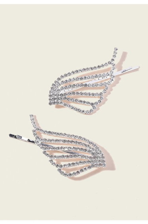 2-Pack Crystal Wing Bobby Pins product thumbnail 4