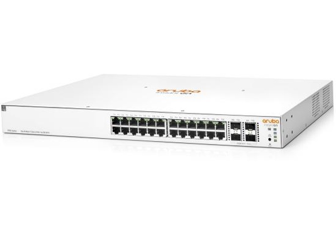 Aruba Instant On 1930 24-Port PoE+ Managed Switch with 4x SFP+ 128 Gb/s Switching Capacity 370W Power Budget- White product thumbnail 2