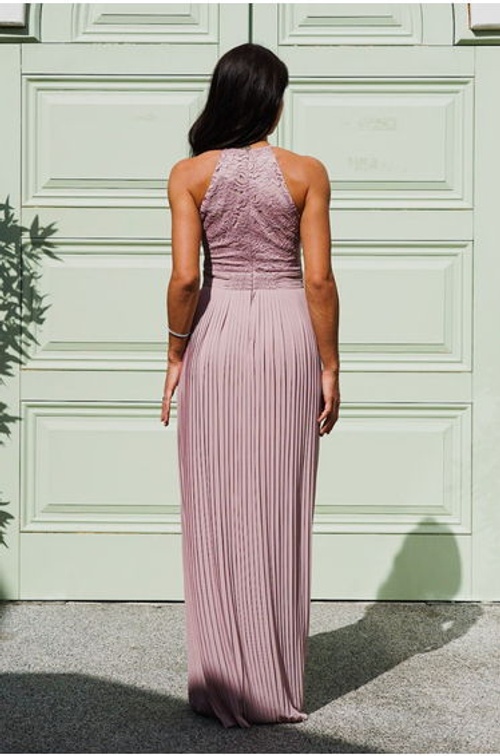 TFNC Serene Lace Mauve Maxi Dress product thumbnail 3