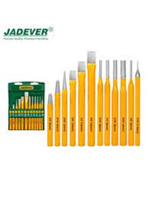 طقم سنبك وأزميل 12 قطعة من JADEVER