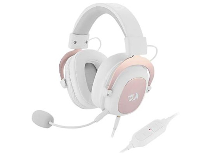 Redragon Zeus 2 Wired 7.1 Surround Sound Memory Foam Ear Pad 53MM Drivers Detachable Mic For PCPS4/3 & Xbox One/Series X - White product thumbnail 2