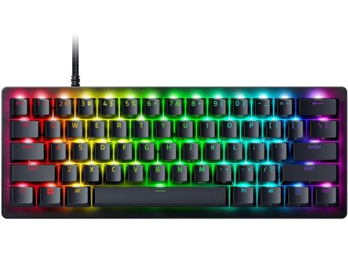 Razer Huntsman V3 Pro Mini 60% Esports Analog Optical Switches Rapid Trigger & Adjustable Actuation Onboard Adjustments Dual-Purpose Mod Keys PBT Keycaps - Black product thumbnail 2