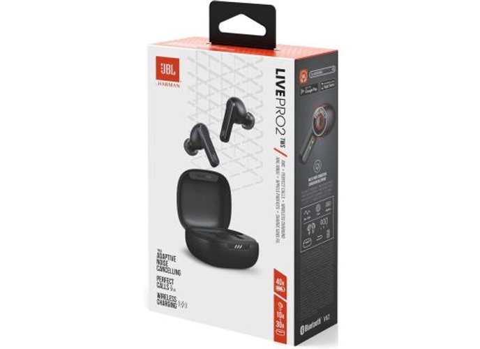 JBL Live Pro 2 TWS In-Ear Headphones, Sound Back in with Smart Ambient, True Adaptive Active Noise Cancellation, Up to 10H Battery Life, Touch Controls, IPX5, Black product thumbnail 2