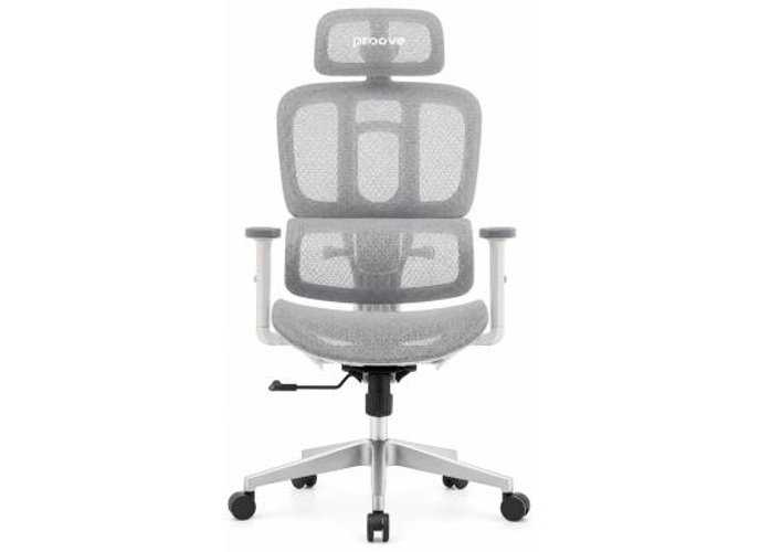 Proove White-collar Ergonomic Office Chair with 3D Armrests – Gray product thumbnail 2