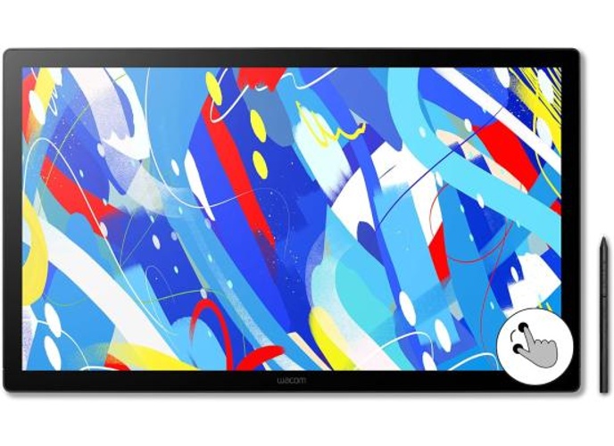 Wacom Cintiq 24 Touch Graphic Tablet, 23.8" Display, 1920x1080 Resolution, ExpressKeys, Tilt Support, Anti-Glare Screen, Tablet, USB-C Connectivity, Ergonomic Stand | DTH246K0B product thumbnail 2