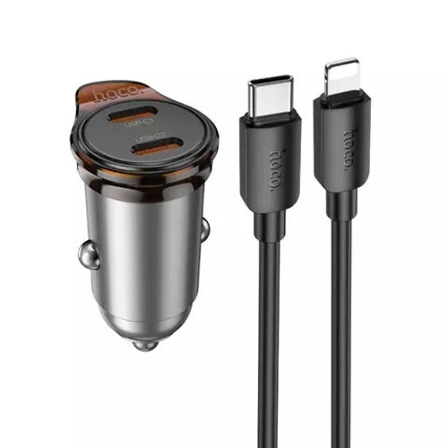 شاحن سيارة هوكو NZ16B ثنائي USB-C بقوة 45W product thumbnail 3