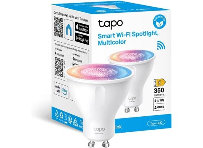 TP-Link Tapo L630 Smart Led Bulbs GU10 Wi-Fi Multicolour LED Spotlight Bulbs Dimmable White Tunable RGB Remote Control Works with Alexa & Google Home No hub required product thumbnail 2