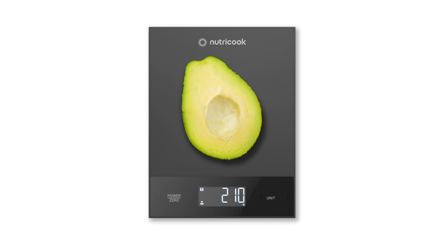 ميزان مطبخ NUTRICOOK الرقمي | وزن 5 كغم | خاصية التصفير - أسود product thumbnail 2