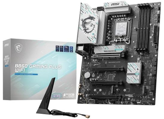 MSI B860 GAMING PLUS WIFI 7 DDR5 ATX B860 Chip LGA 1851 PCIe 5.0 3xM.2 PCIe 5.0 Mainboard product thumbnail 2