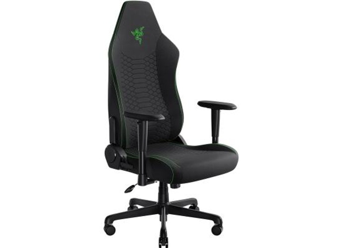 RAZER Iskur V2 X Gaming Chair, Built-in Lumbar Support, 2D Padded Armrests, 50mm Casters, Wide Seat Base, 152° Back Angle, 4-Class Gas Lift, 136kg Max Weight, Fabric Finish, Black product thumbnail 2