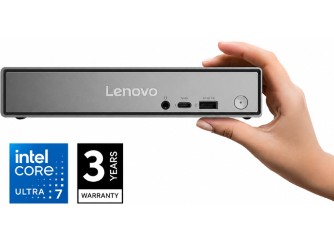 Lenovo ThinkCentre Neo 50q Gen 6 Tiny AI PC – Intel Core Ultra 7 256V, 16GB LPDDR5X, 512GB SSD, Wi-Fi 6, DOS, 3-Year Warranty product thumbnail 2