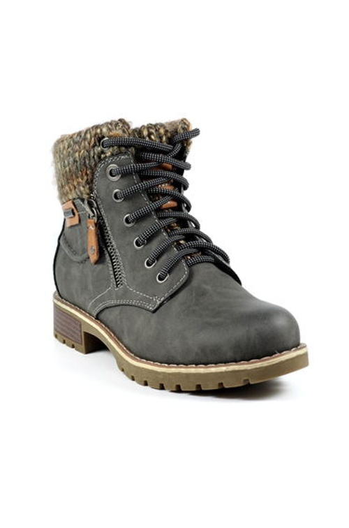 Lunar Womens/Ladies Millie Waterproof Ankle Boots - Grey
