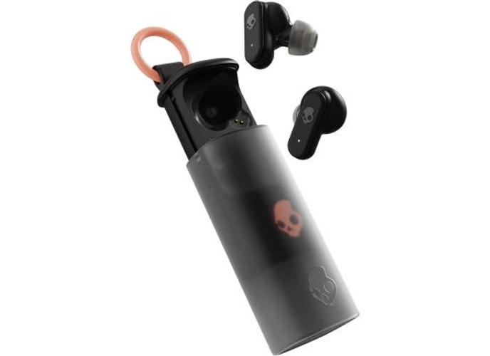 Skullcandy Dime Evo Wireless Earbuds, Bluetooth Headphones, Noise Isolating Fit, Up to 36 Hours Battery, Microphone for iPhone Android, Easy Carry with Clip-Anywhere Case - True Black product thumbnail 2