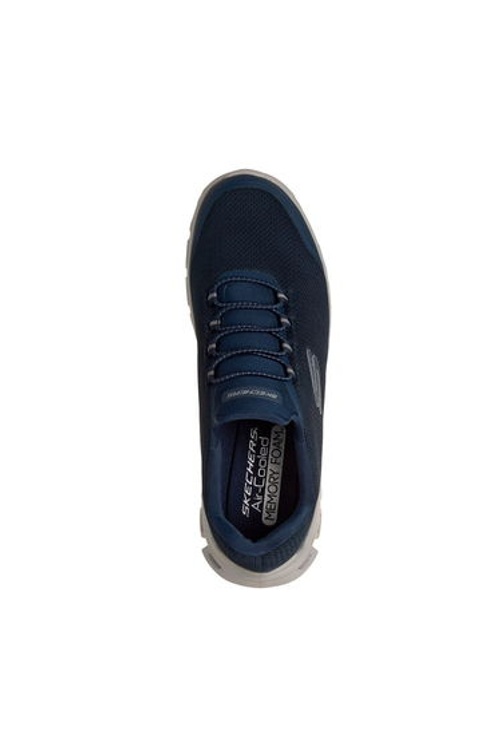 Glide-Step Glide-Step Textured Mesh Round Stretch Lace Slip On W/ Acmf Navy product thumbnail 4