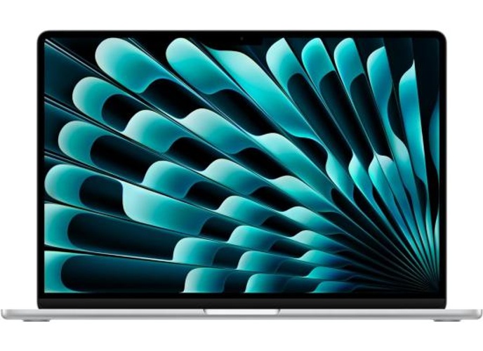 Apple NEW MacBook AIR 15 (2025) Apple M4 (512GB/24GB) 10‑Core CPU & 10‑Core GPU Retina True Tone , Silver product thumbnail 2
