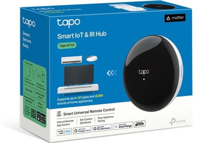 TP-Link Tapo H110 Smart Home, Infrared Smart Hub, Air Conditioner, TV, Remote Control, Chime Function, Sub-1GHz product thumbnail 2