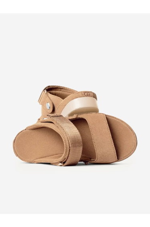 Girls Goldenstar Glide Sandals in Beige product thumbnail 2