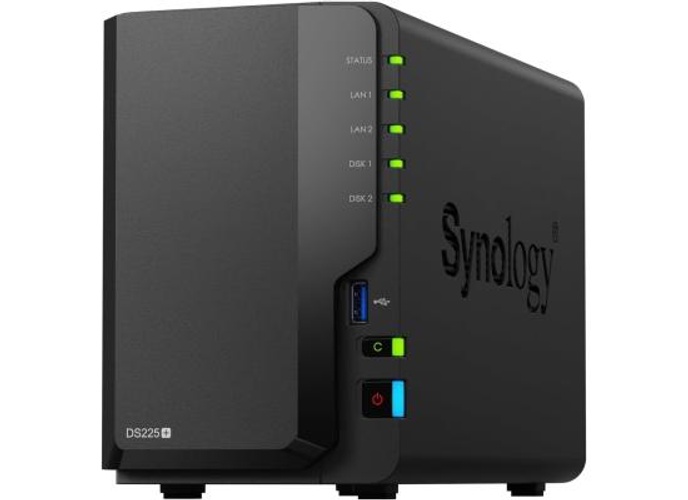 Synology DiskStation DS225+ 2-Bay Diskless NAS Server w/ Intel Celeron J4125 4-Core CPU & 2GB DDR4 RAM product thumbnail 2