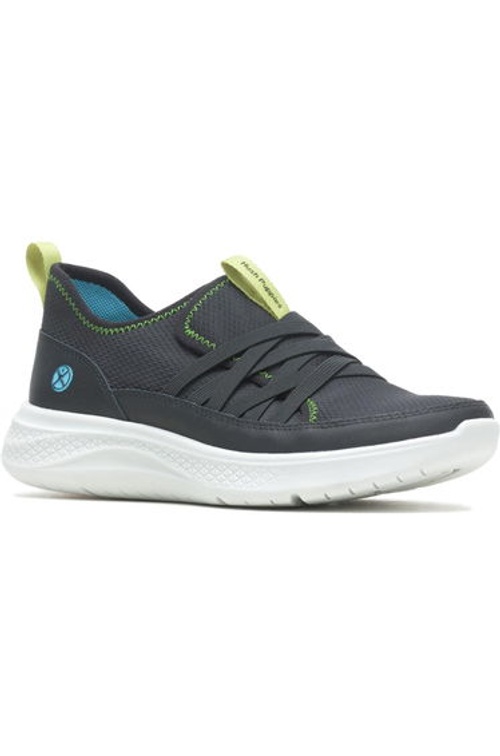 Hush Puppies Womens/Ladies Elevate Leather Trainers - Black