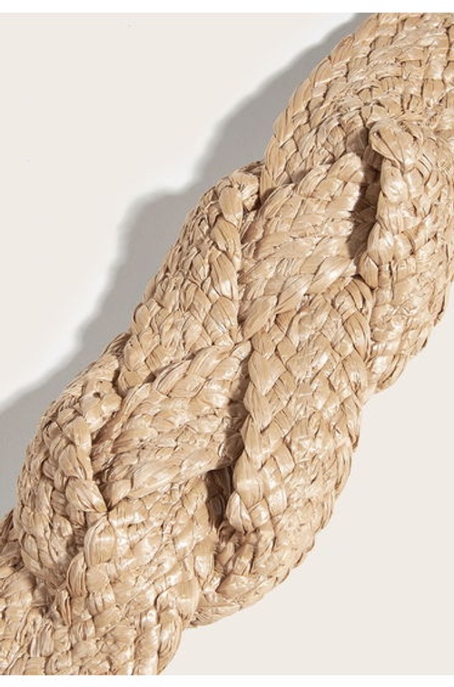 Boho Knot Woven Straw Belt product thumbnail 4