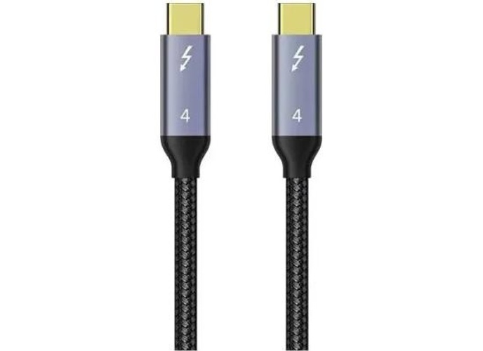 COTECI Thunderbolt 4 Certified USB C to USB C Cable, 8K/4K Display/40Gbps Compatible with USB-4 1M - Black product thumbnail 2