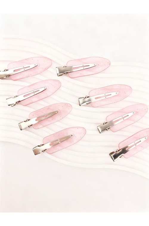 Set of 8 - Light Pink Hair Clips product thumbnail 3