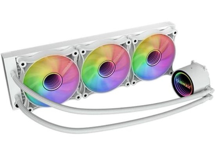 Raidmax Infinita LS360 AIO Water Cooling System 360mm ARGB/RGB Light PWM Compatible with Intel & AMD CPU Socket . White product thumbnail 2