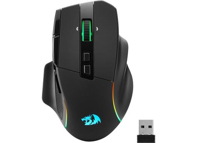 Redragon M925 PRO Wireless Gaming Mouse, 26,000 Max DPI Optical RGB Mice with 10 Programmable Buttons, Hyper-Fast Scroll, Software Supports DIY Keybinds & DPI, Black product thumbnail 2